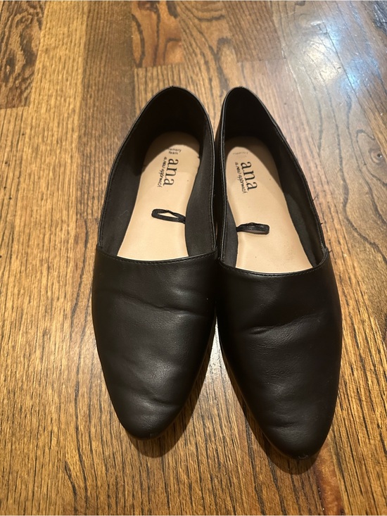 a.n.a Shoes - a.n.a Black Pointed Toe Flats